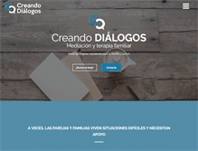 Tablet Screenshot of creandodialogos.com